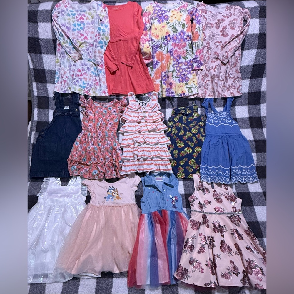 Colorful Girls' Dress Collection, size 4T